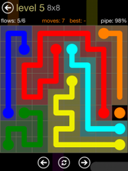 Flow Free 8x8 Mania Board Walkthrough, Cheats & Solutions image 95