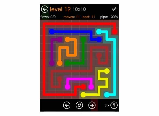 Flow Free Jumbo Pack Walkthrough, Cheats, & Solutions image 125