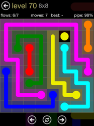 Flow Free 8x8 Mania Board Walkthrough, Cheats & Solutions image 118