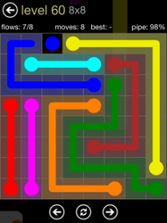 Flow Free 8x8 Mania Board Walkthrough, Cheats & Solutions image 107