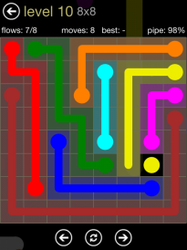 Flow Free 8x8 Mania Board Walkthrough, Cheats & Solutions image 2