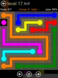 Flow Free 8x8 Mania Board Walkthrough, Cheats & Solutions image 59
