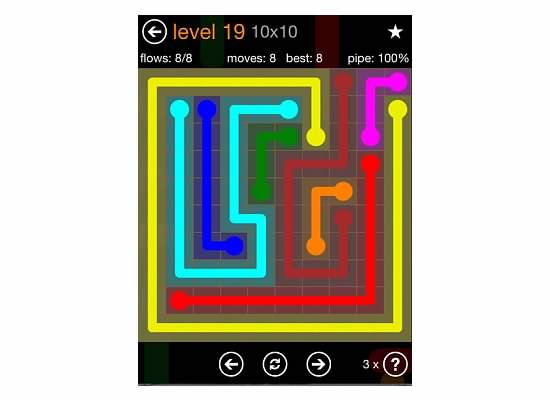 Flow Free Jumbo Pack Walkthrough, Cheats, & Solutions image 132