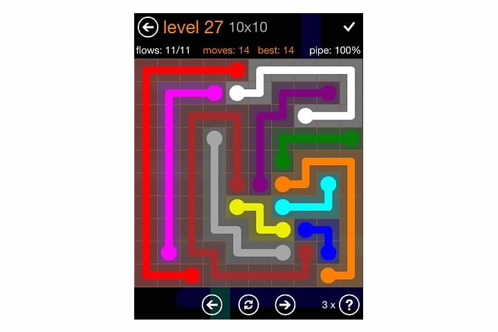 Flow Free Jumbo Pack Walkthrough, Cheats, & Solutions image 140