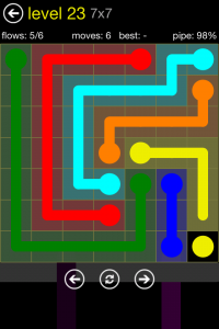 Flow Free 7x7 Level 23