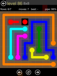 Flow Free 8x8 Mania Board Walkthrough, Cheats & Solutions image 135