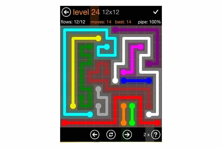 Flow Free Jumbo Pack Walkthrough, Cheats, & Solutions image 67