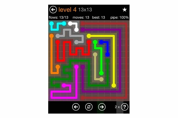 Flow Free Jumbo Pack Walkthrough, Cheats, & Solutions image 100