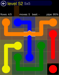 Flow Free Bridges 5x5 52