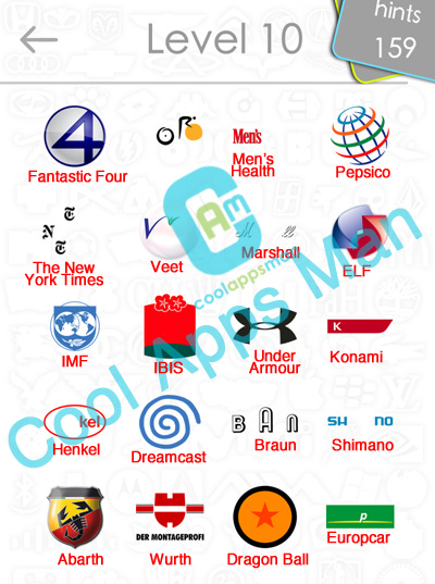Logo quiz answers level 10