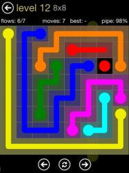 Flow Free 8x8 Mania Board Walkthrough, Cheats & Solutions image 23