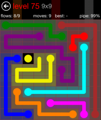 Flow Free 9x9 Level 75