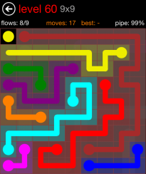 Flow Free 9x9 Level 60
