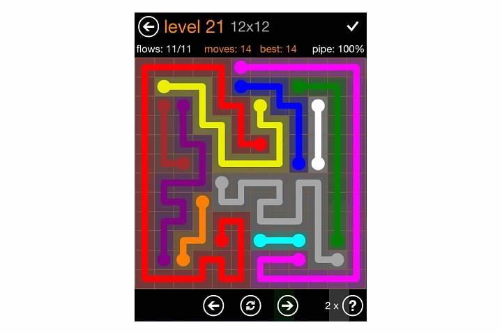 Flow Free Jumbo Pack Walkthrough, Cheats, & Solutions image 53