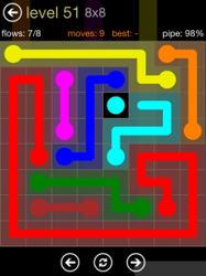 Flow Free 8x8 Mania Board Walkthrough, Cheats & Solutions image 97