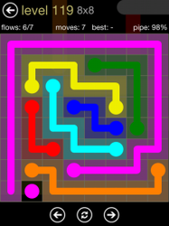 Flow Free 8x8 Mania Board Walkthrough, Cheats & Solutions image 22