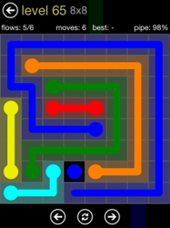Flow Free 8x8 Mania Board Walkthrough, Cheats & Solutions image 112