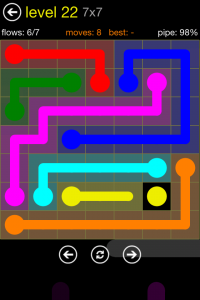 Flow Free 7x7 Level 22