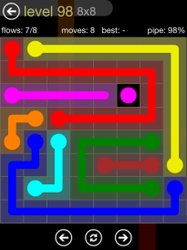Flow Free 8x8 Mania Board Walkthrough, Cheats & Solutions image 148