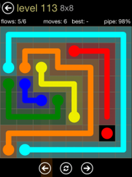 Flow Free 8x8 Mania Board Walkthrough, Cheats & Solutions image 17