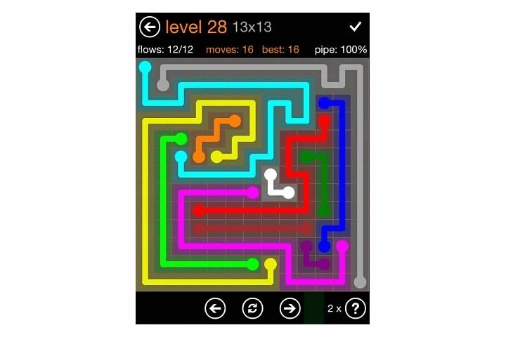 Flow Free Jumbo Pack Walkthrough, Cheats, & Solutions image 84