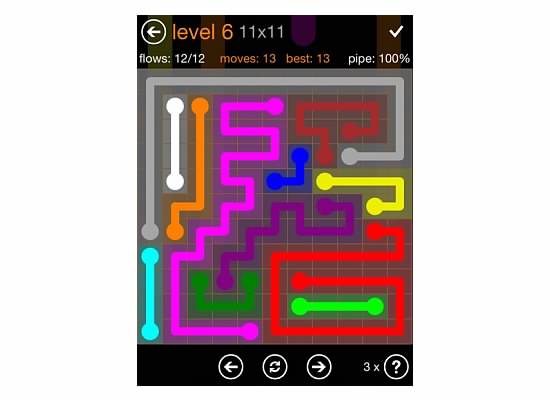 Flow Free Jumbo Pack Walkthrough, Cheats, & Solutions image 106