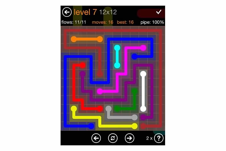 Flow Free Jumbo Pack Walkthrough, Cheats, & Solutions image 111