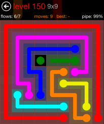 Flow Free 9x9 Level 150