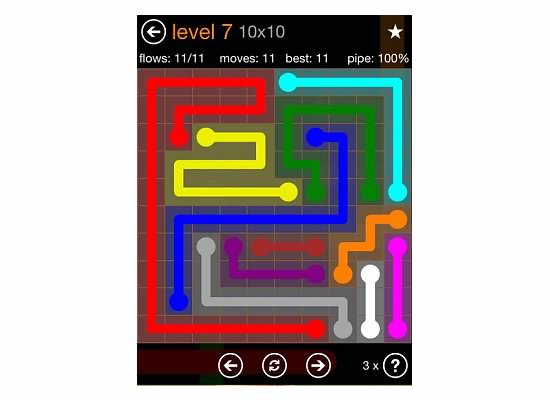 Flow Free Jumbo Pack Walkthrough, Cheats, & Solutions image 148
