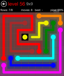 Flow Free 9x9 Level 56