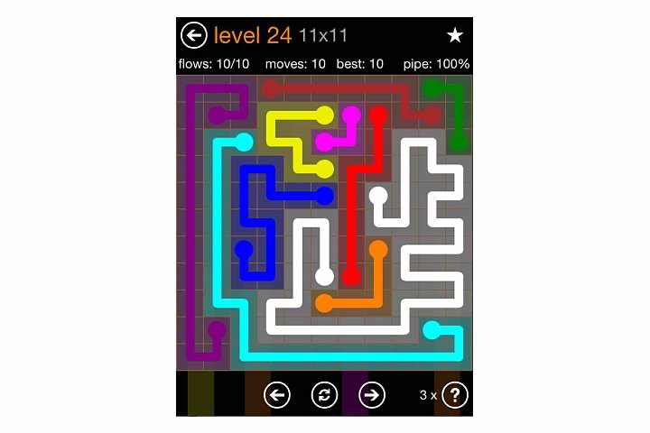 Flow Free Jumbo Pack Walkthrough, Cheats, & Solutions image 66