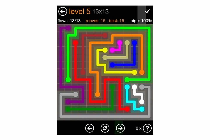 Flow Free Jumbo Pack Walkthrough, Cheats, & Solutions image 104