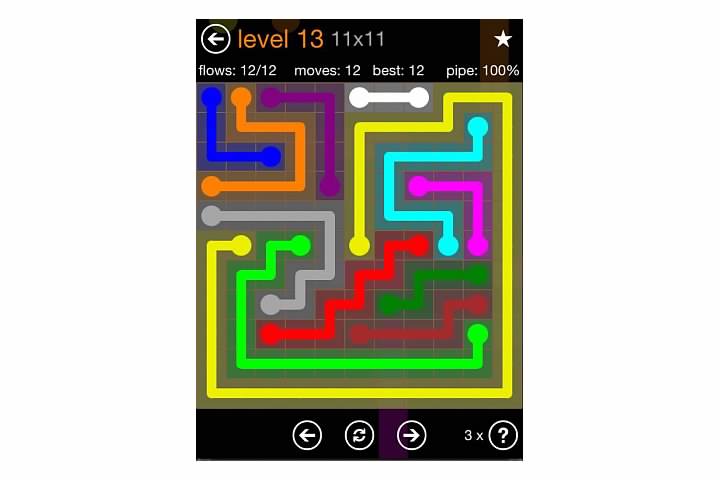 Flow Free Jumbo Pack Walkthrough, Cheats, & Solutions image 18