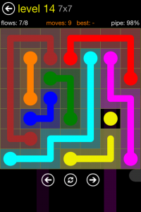 Flow Free 7x7 Level 14