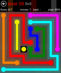 Flow Free 9x9 Level 59