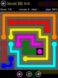 Flow Free 8x8 Mania Board Walkthrough, Cheats & Solutions image 113