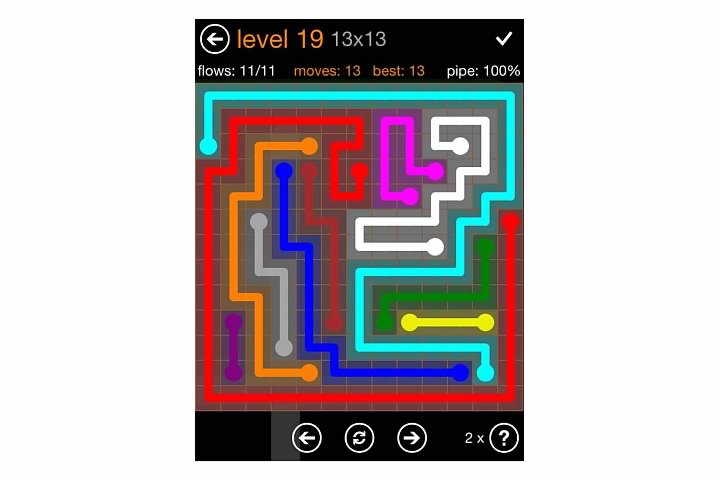 Flow Free Jumbo Pack Walkthrough, Cheats, & Solutions image 44