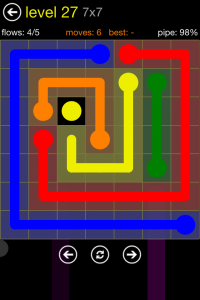Flow Free 7x7 Level 27