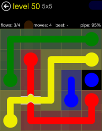 Flow Free Bridges 5x5 50