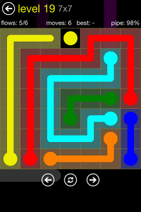 Flow Free 7x7 Level 19
