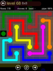 Flow Free 8x8 Mania Board Walkthrough, Cheats & Solutions image 115