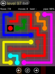 Flow Free 8x8 Mania Board Walkthrough, Cheats & Solutions image 147