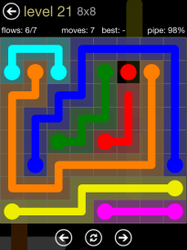 Flow Free 8x8 Mania Board Walkthrough, Cheats & Solutions image 64