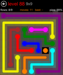 Flow Free 9x9 Level 88