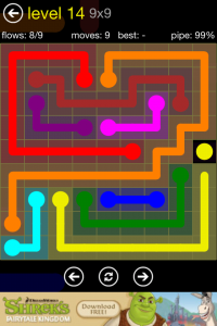 Flow Free 9x9 Level 14