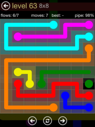 Flow Free 8x8 Mania Board Walkthrough, Cheats & Solutions image 110