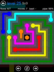 Flow Free 9x9 Mania Level 25