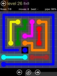 Flow Free 8x8 Mania Board Walkthrough, Cheats & Solutions image 69
