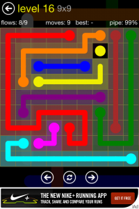 Flow Free 9x9 Level 16