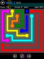 Flow Free 9x9 Level 2